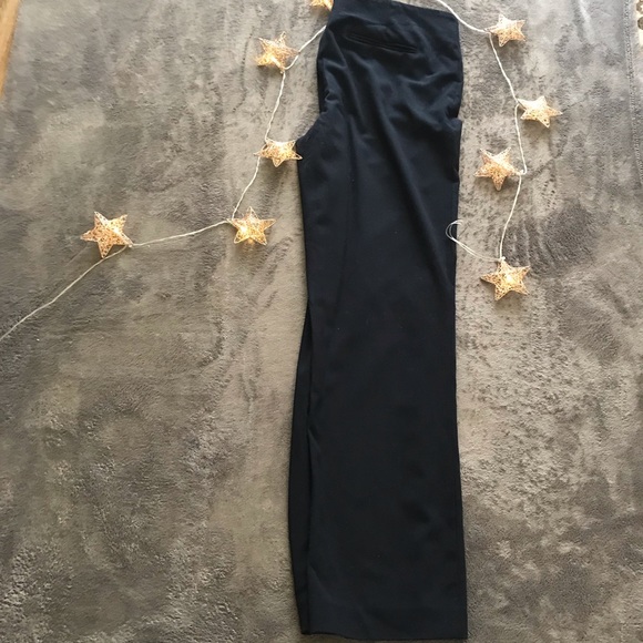 Petite Navy Blue Pants Spandex Waist - Picture 5 of 7